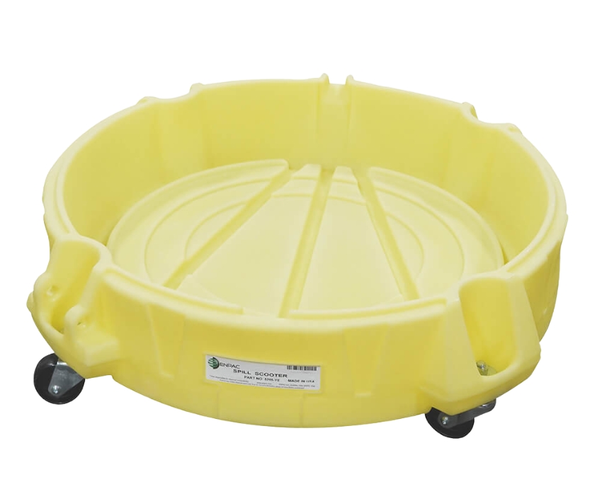 1 Drum Spill Scooter with Wheels and Handle