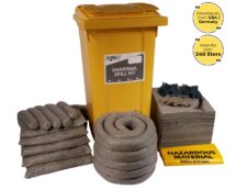 240 Liter Universal Spill Kit in Wheelie Bin