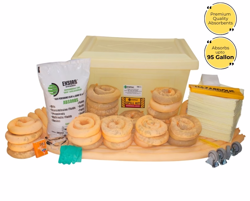95 Gallon Chemical Spill Kit in ENPAC Large TOTE