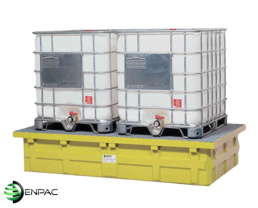 Double IBC Spill Pallet, Sump Capacity 1457 Liter
