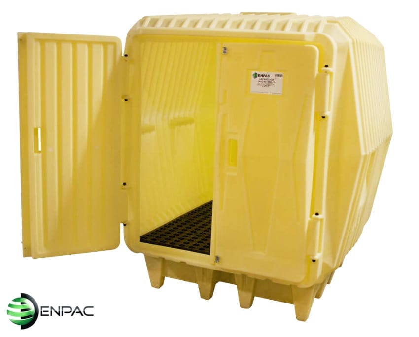 HAZARD HUT - 4 Drum Outdoor Storage Unit