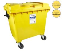 Lubetech Oil Spill Kit in Four Wheeled Bin, 600 Liters