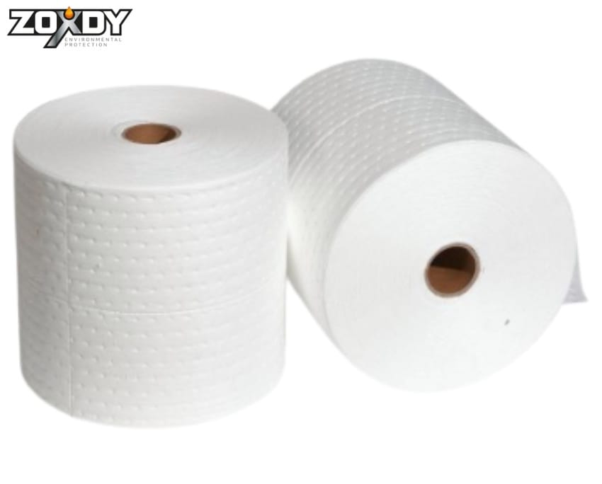 Oil Absorbent Rolls, Bonded, Heavy Duty, 15" Width.