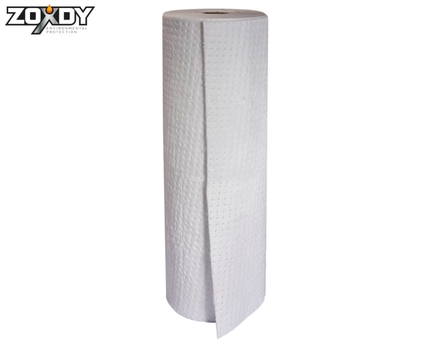 Oil Absorbent Rolls, Bonded, Mediumweight, 30" Width.