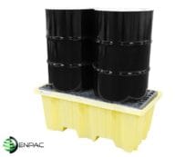 2 Drum Spill Pallet, Slim-Line, Nestable